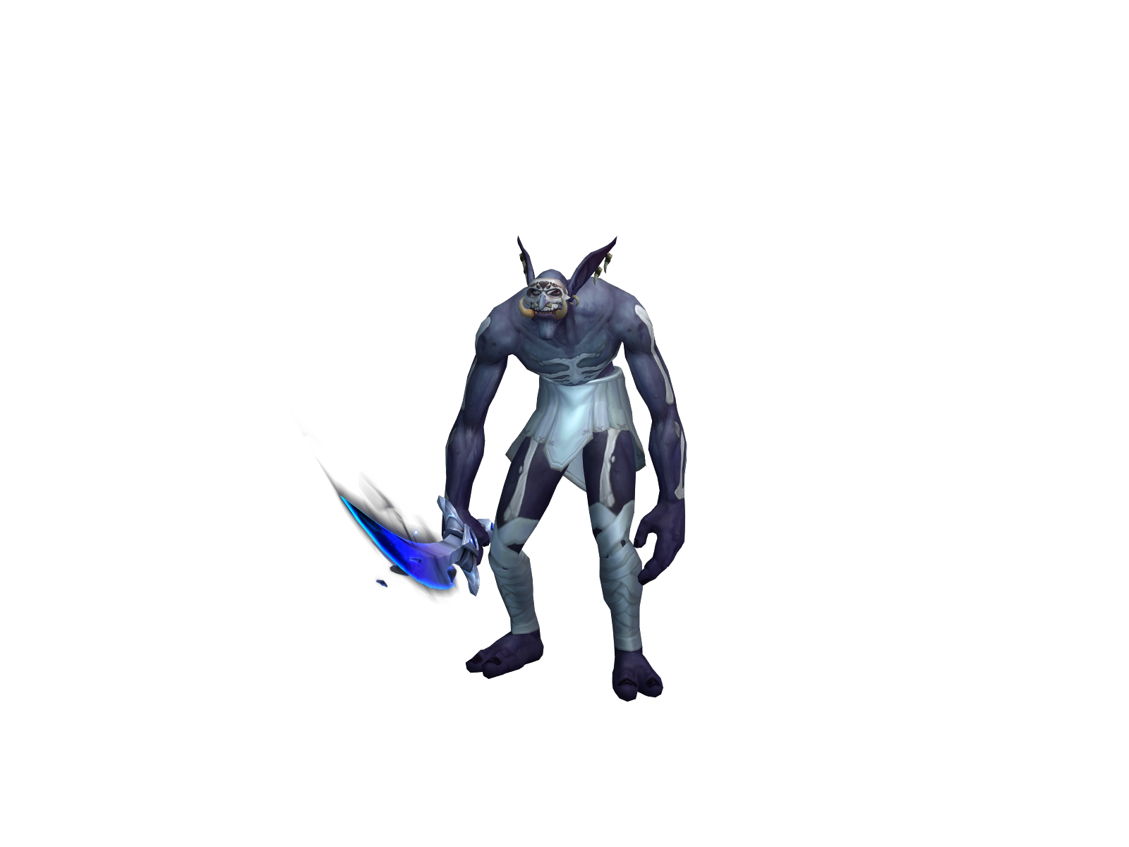 Mouthroll 3D character render