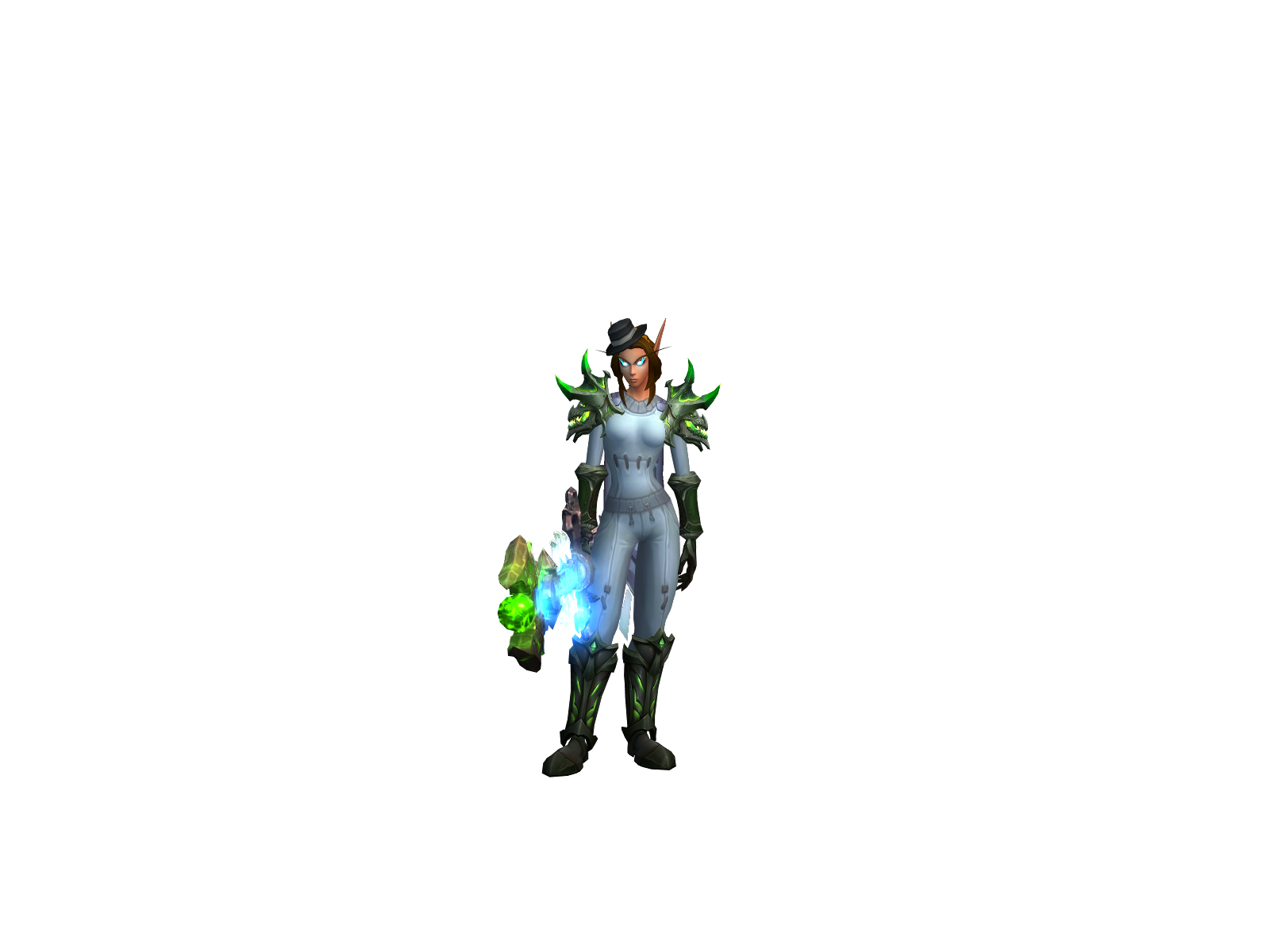 Bluishh 3D character render