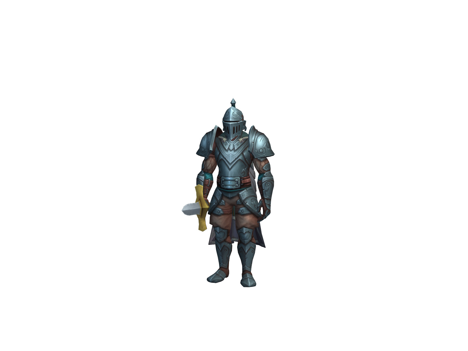 Heidrek 3D character render