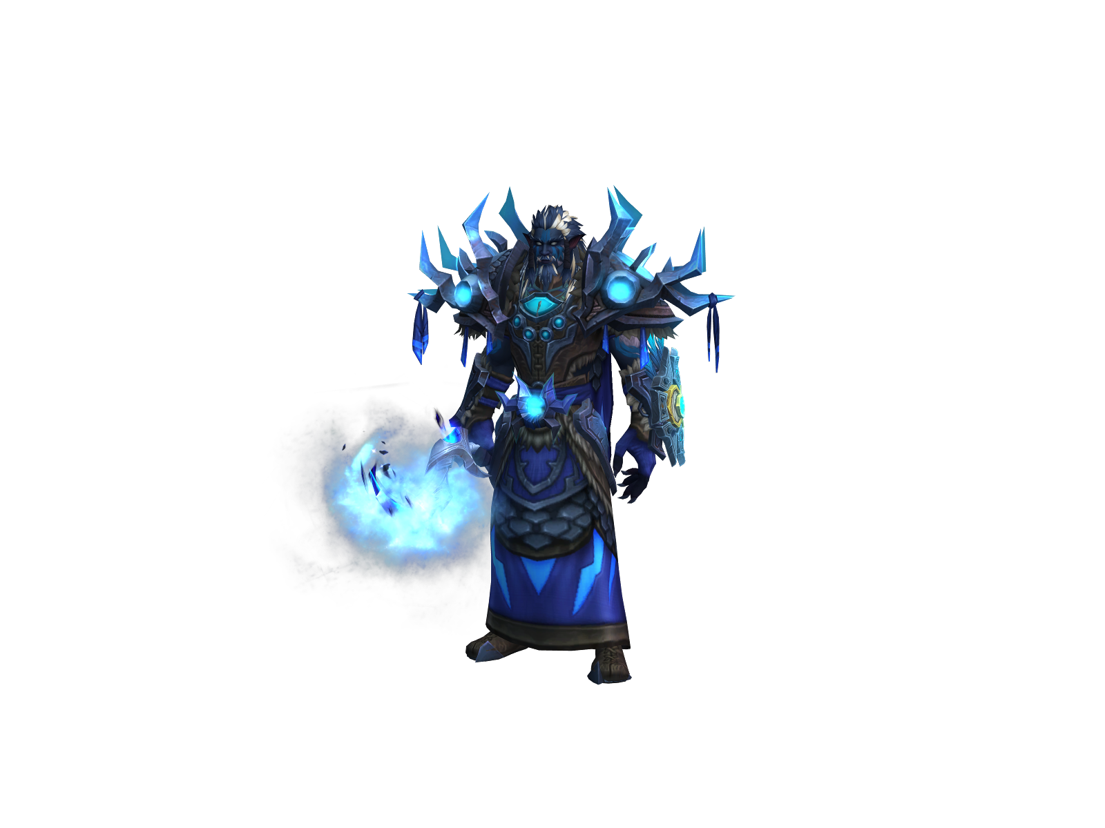 Lightblue 3D character render