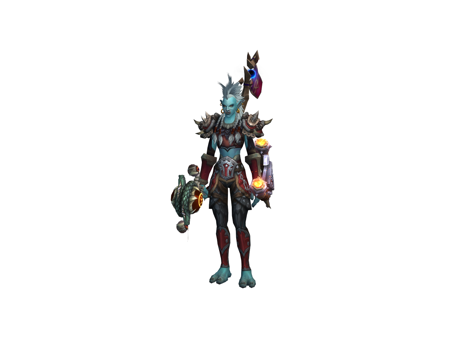Mandinguera 3D character render