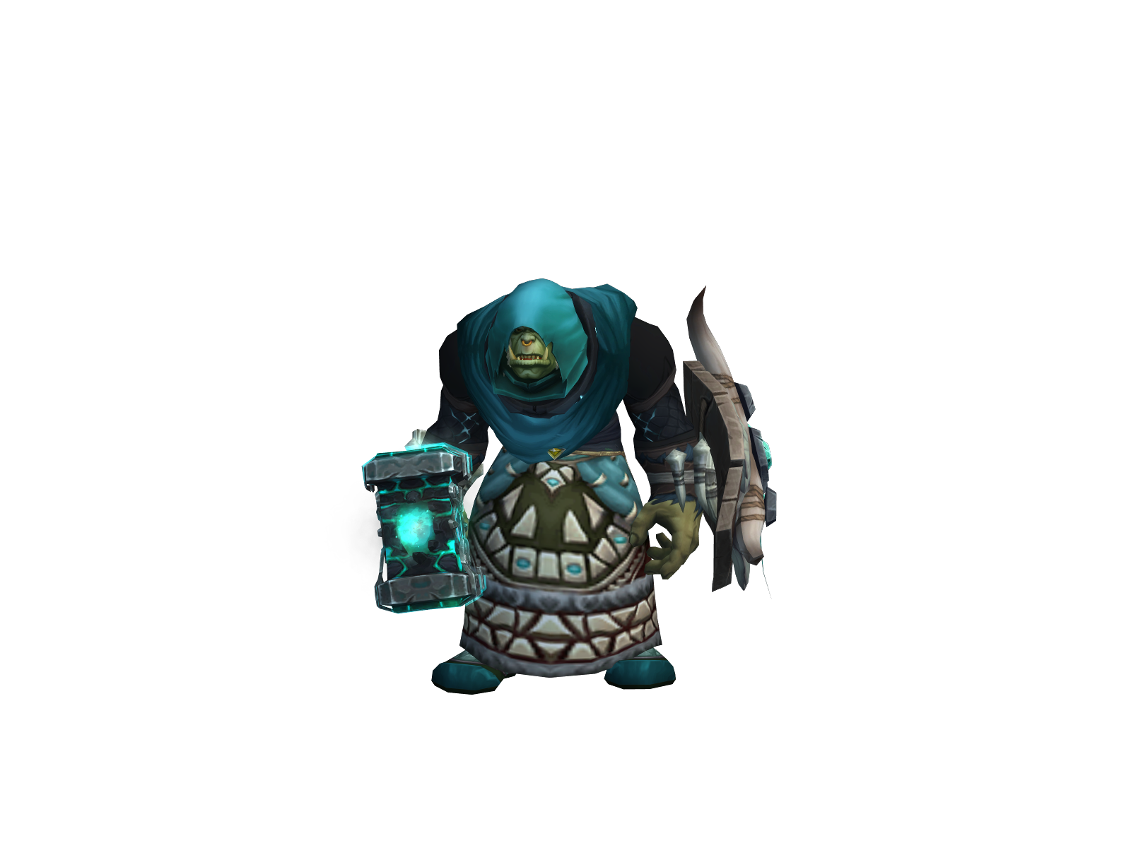 Elvacylo 3D character render