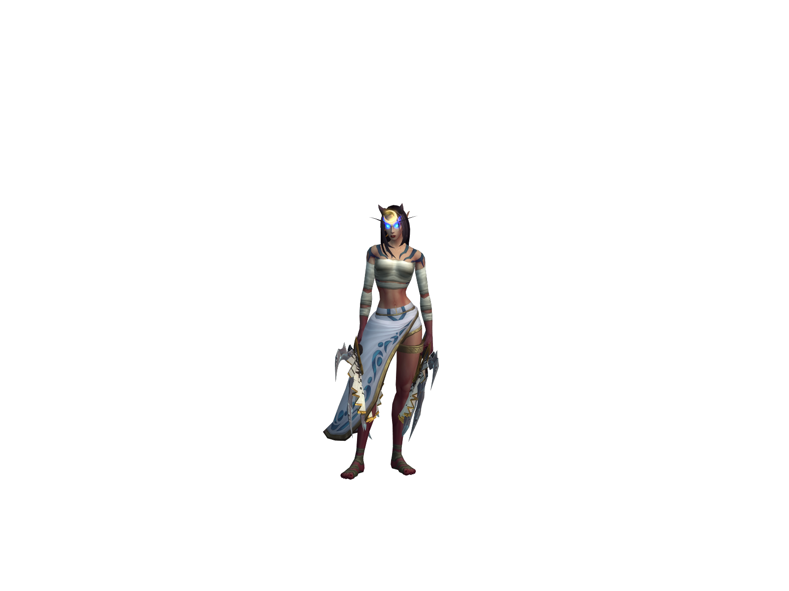 Gin 3D character render