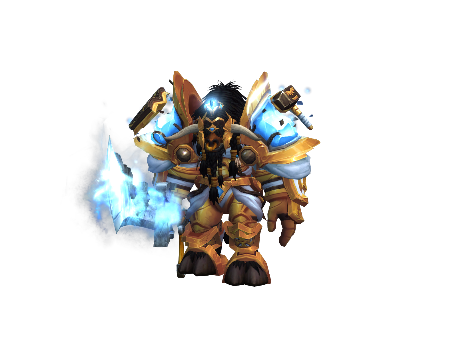 Aurabreaker 3D character render