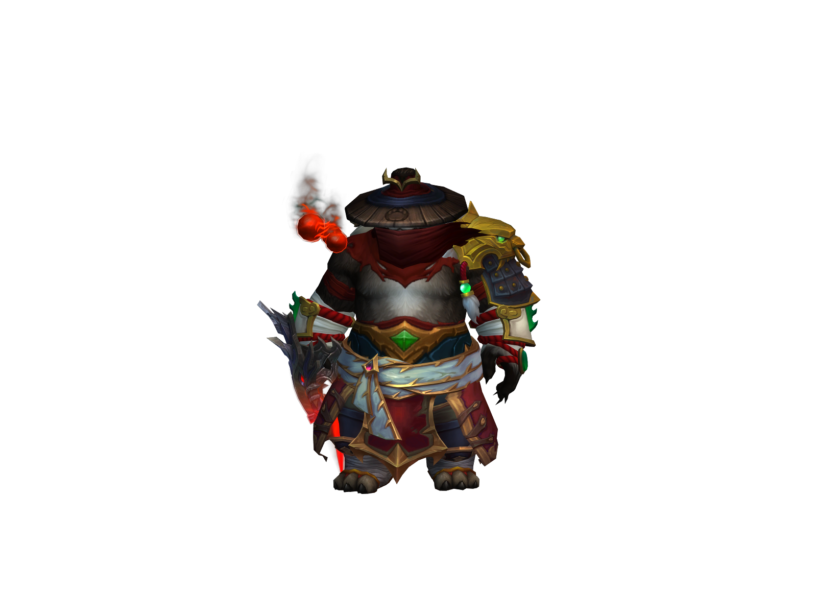 Demed 3D character render