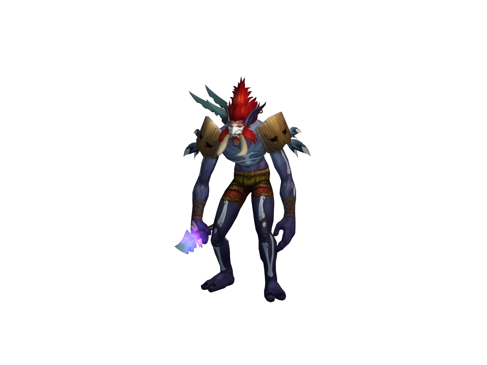 Uhlak 3D character render
