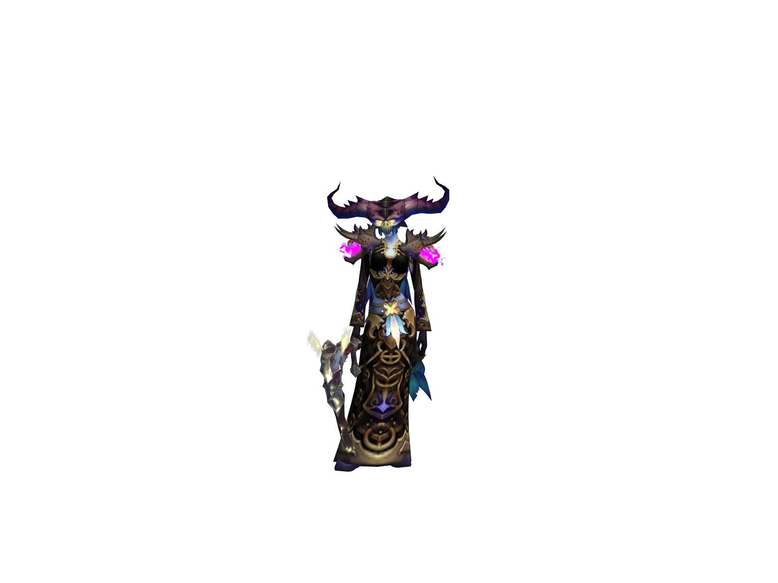 Brujaelle 3D character render