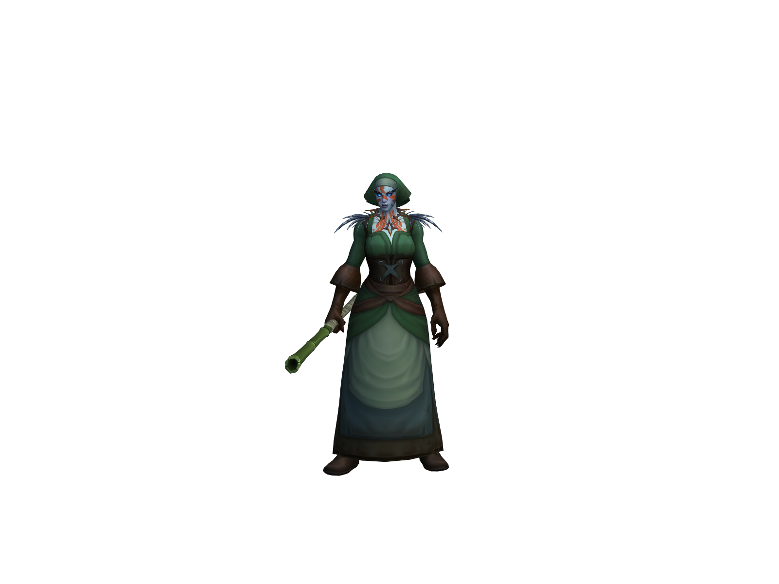 Maokea 3D character render