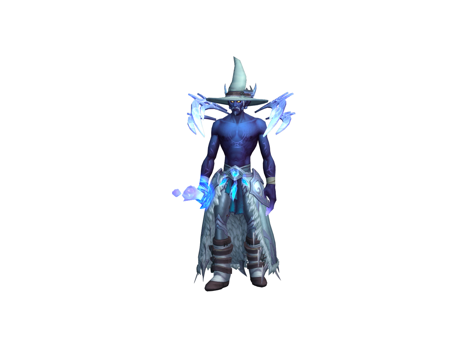 Dumbleudore 3D character render