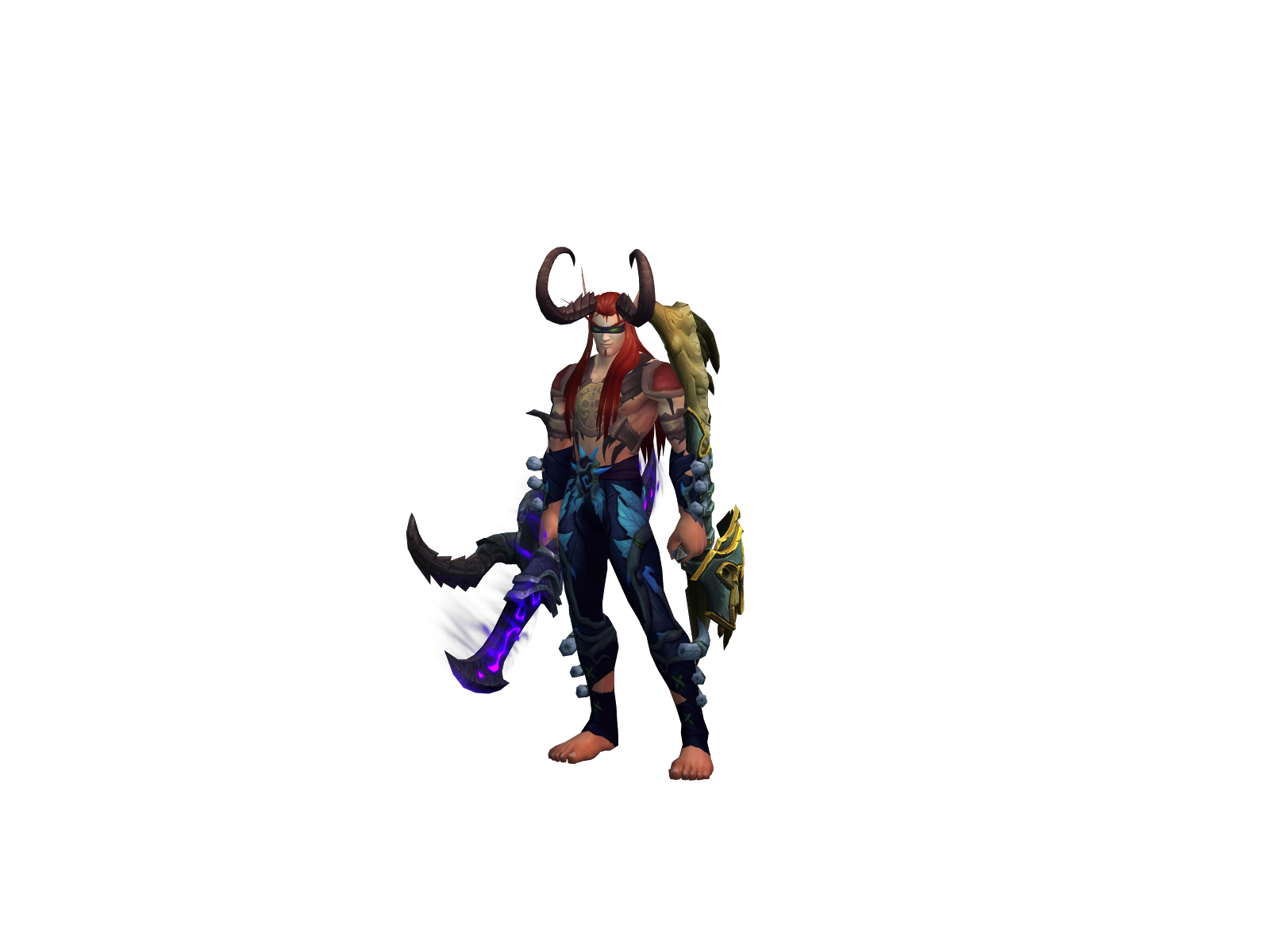 Perplector 3D character render
