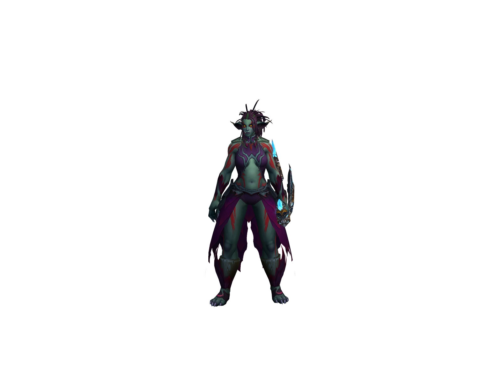 Zarana 3D character render