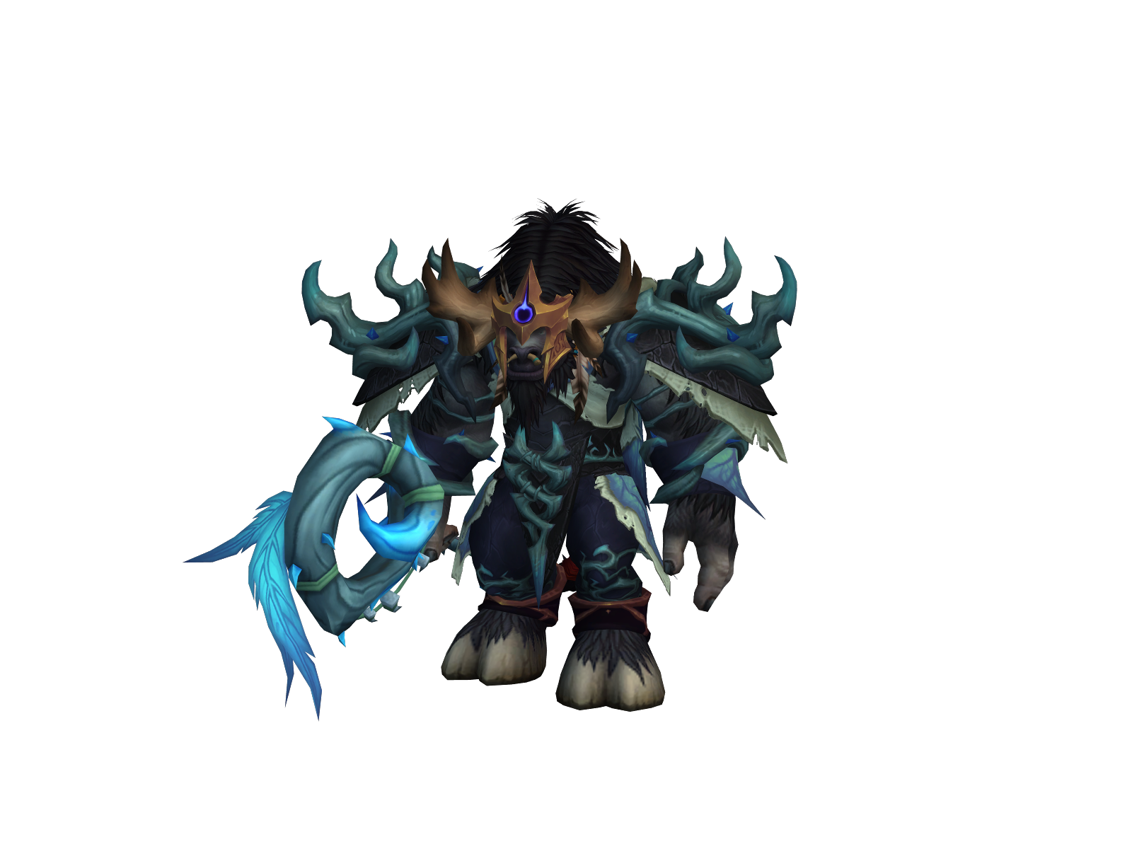 Lrcøliver 3D character render