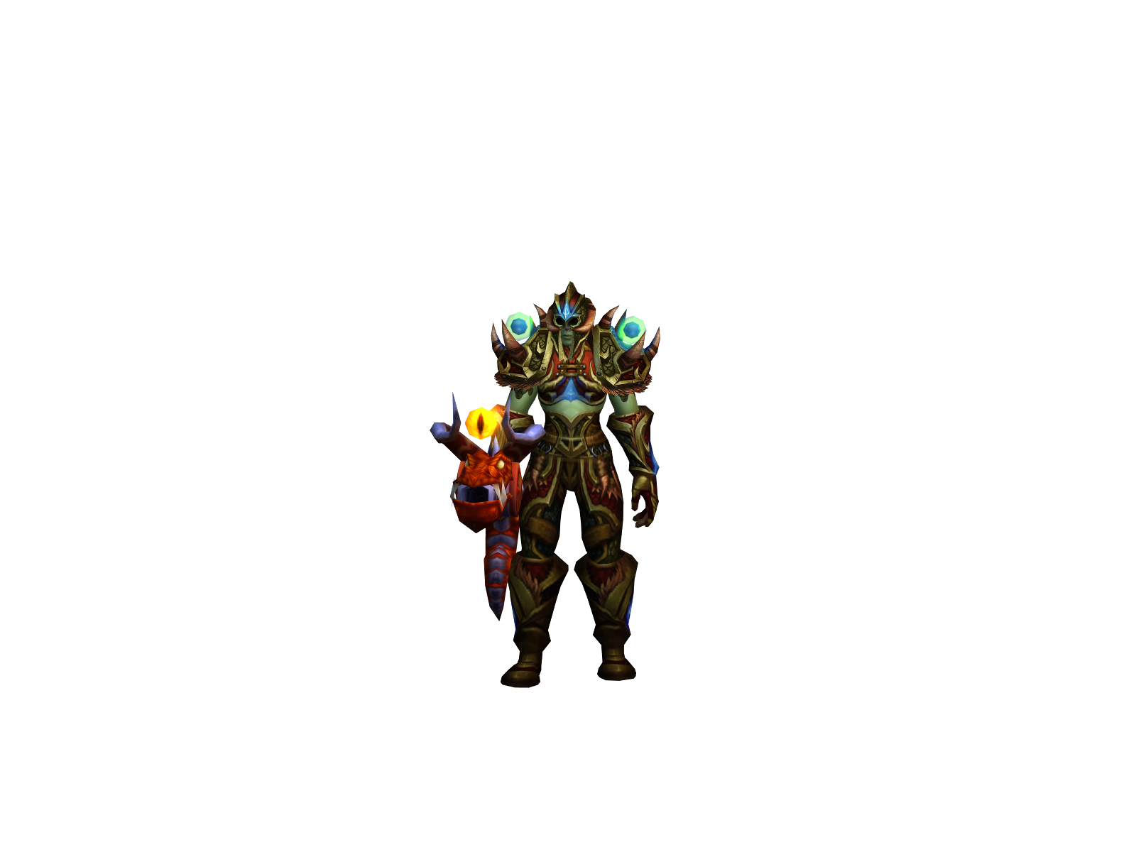 Pédehcabra 3D character render