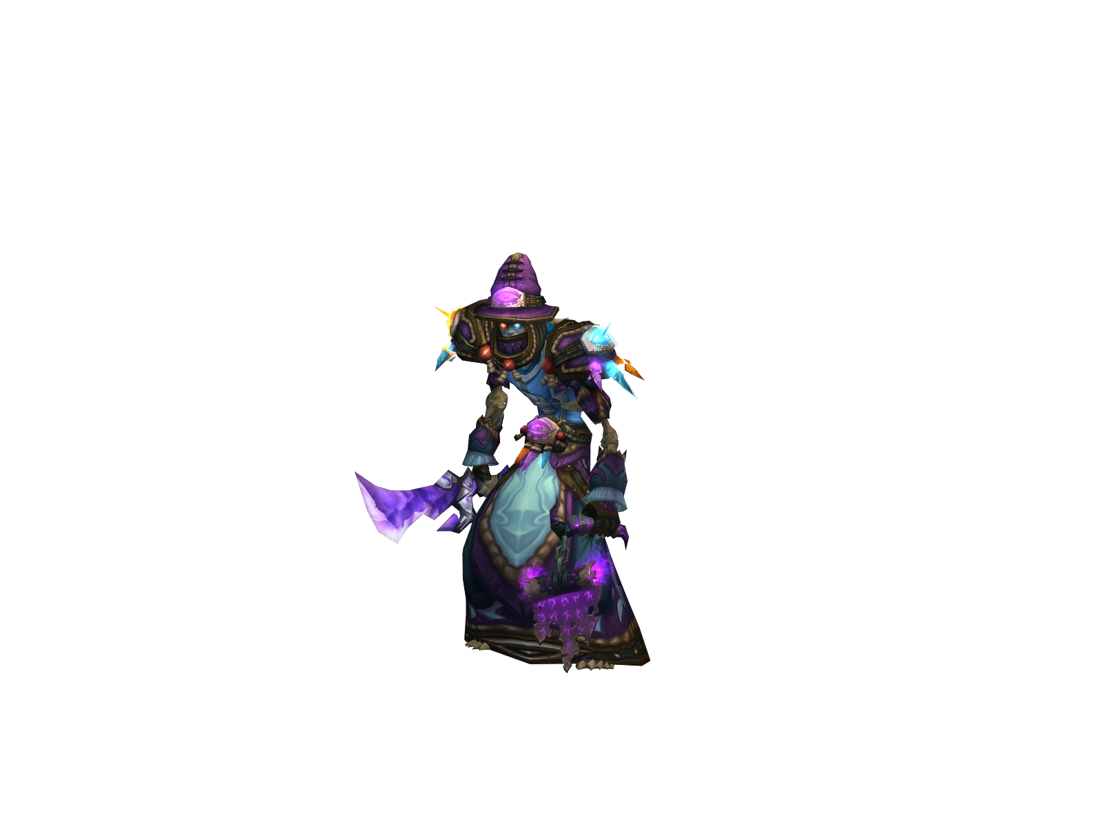 Sannders 3D character render
