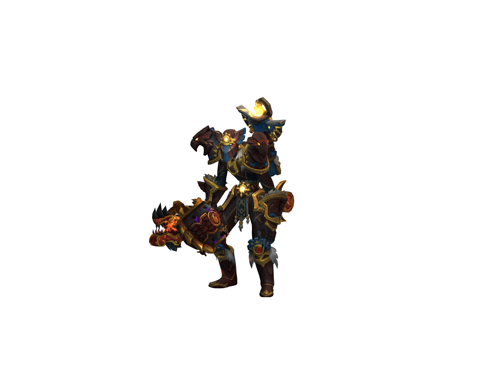 Hyugga 3D character render