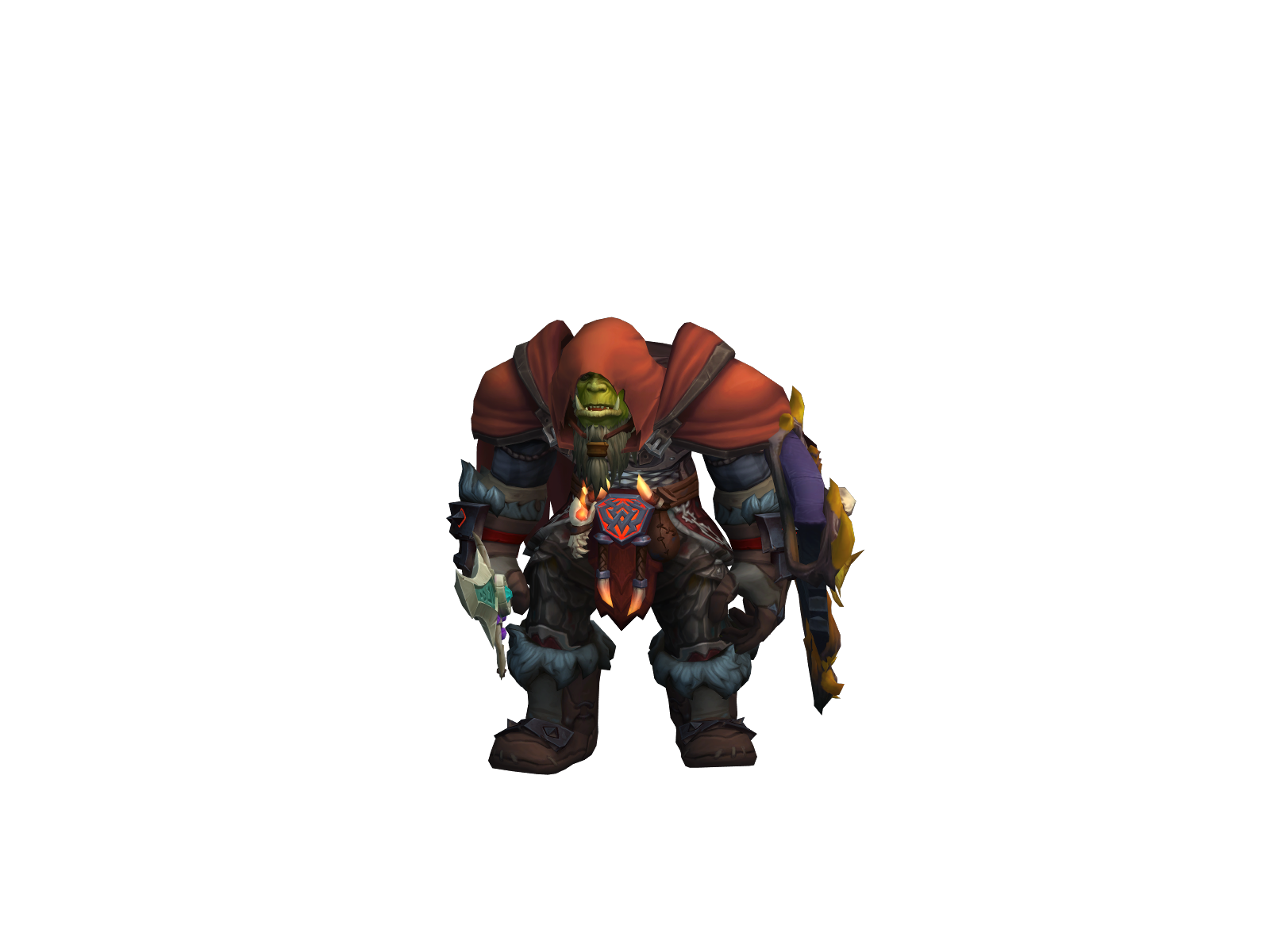 Bromo 3D character render