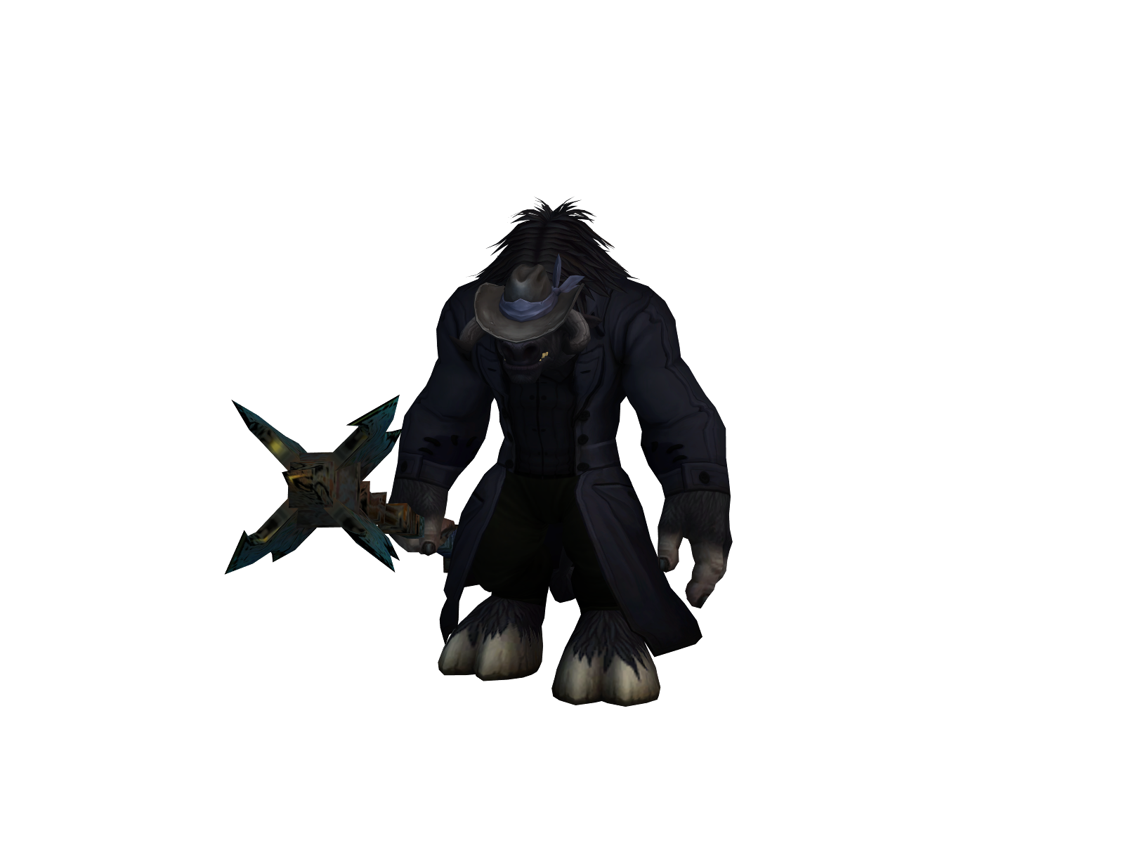 Éorany 3D character render