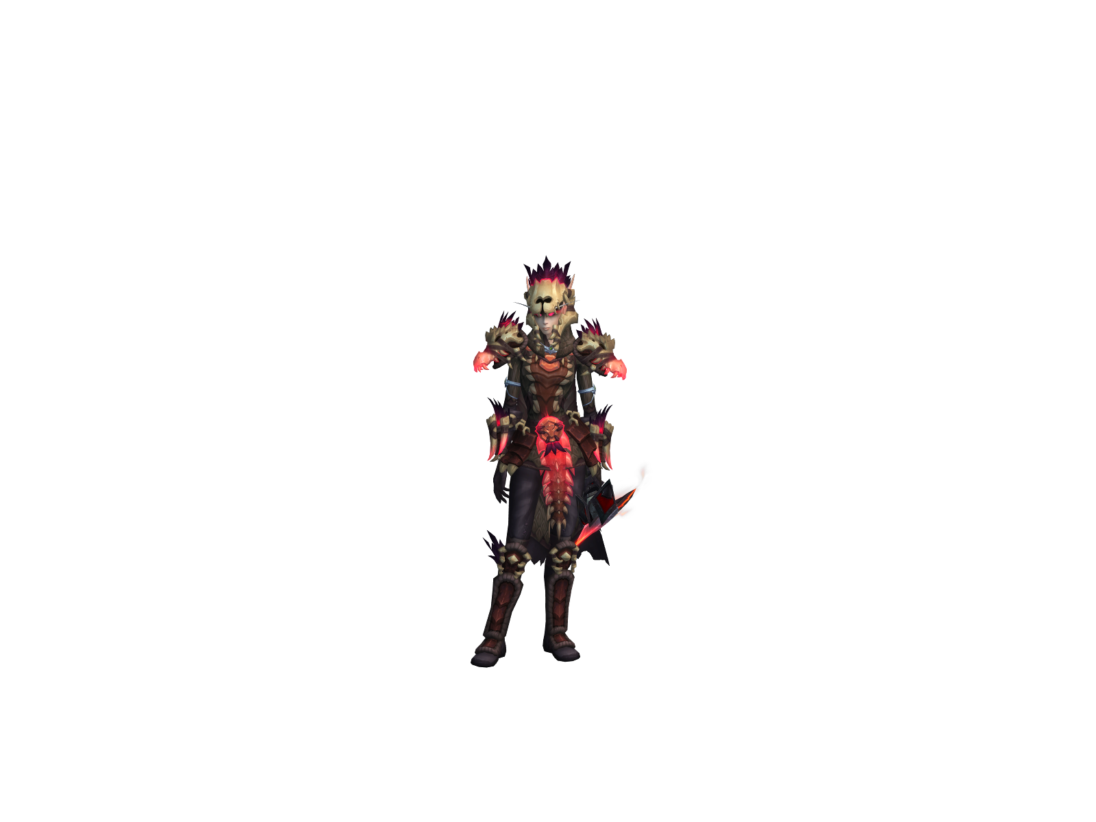 Hunnara 3D character render