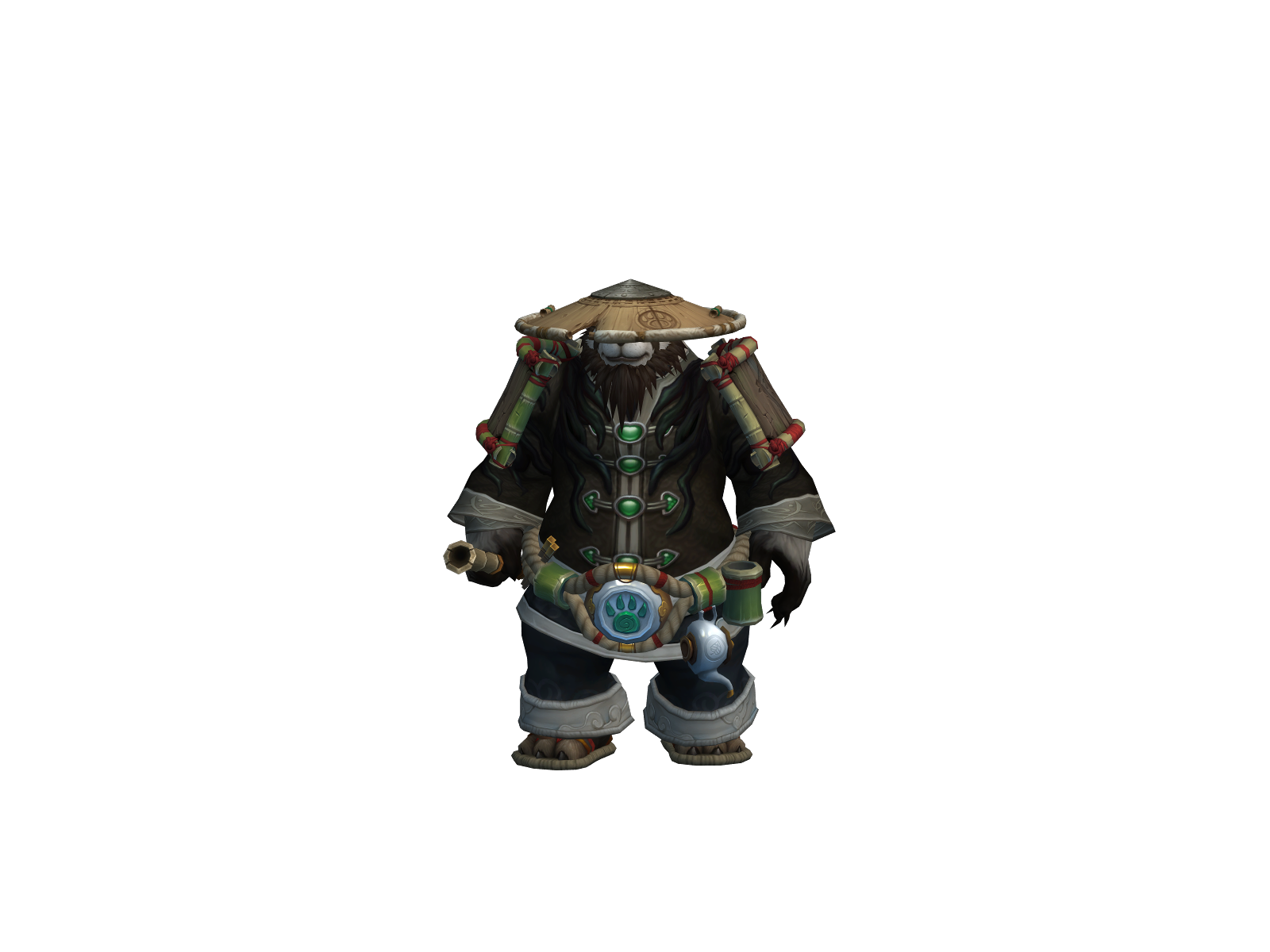 Necrofupanda 3D character render