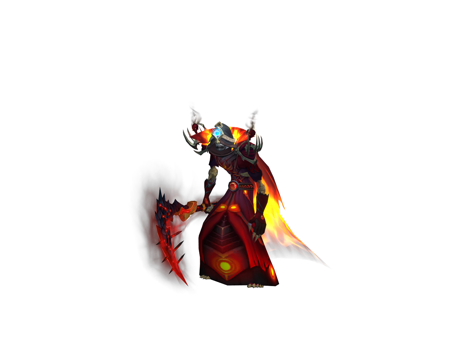 Nevermage 3D character render