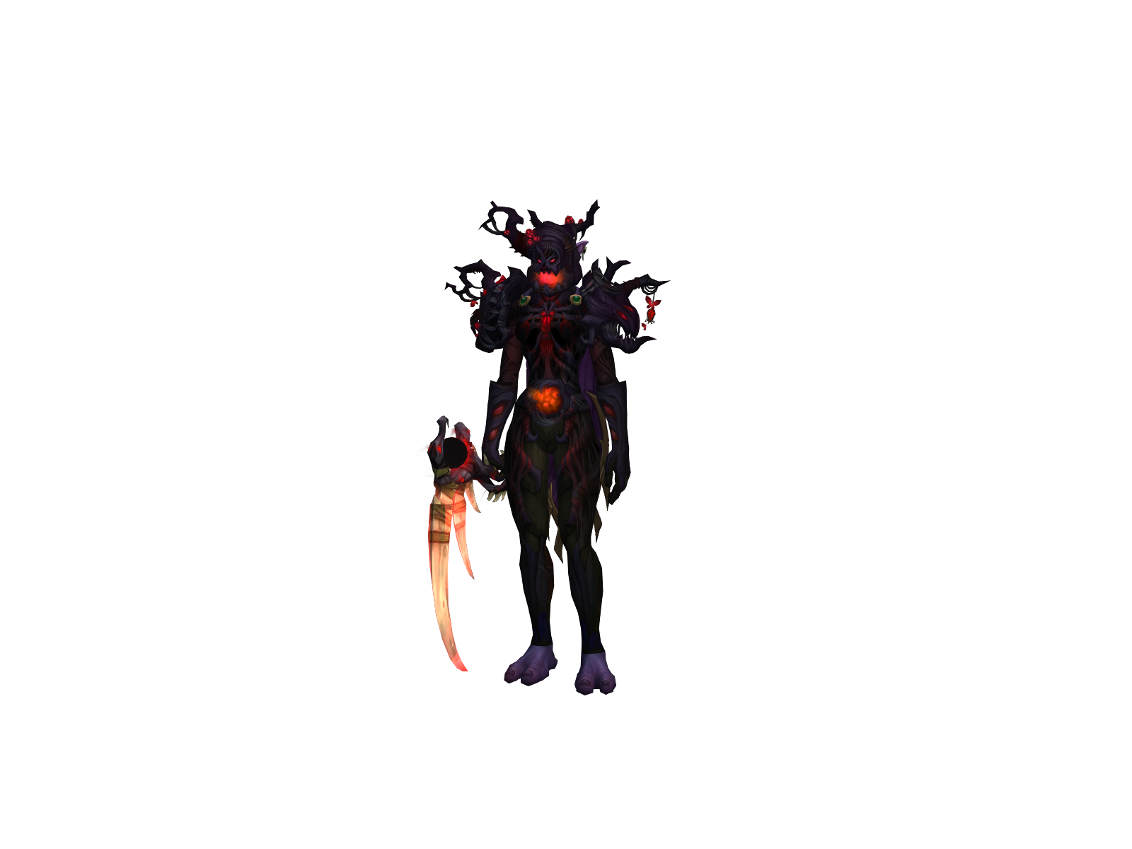 Zakogare 3D character render