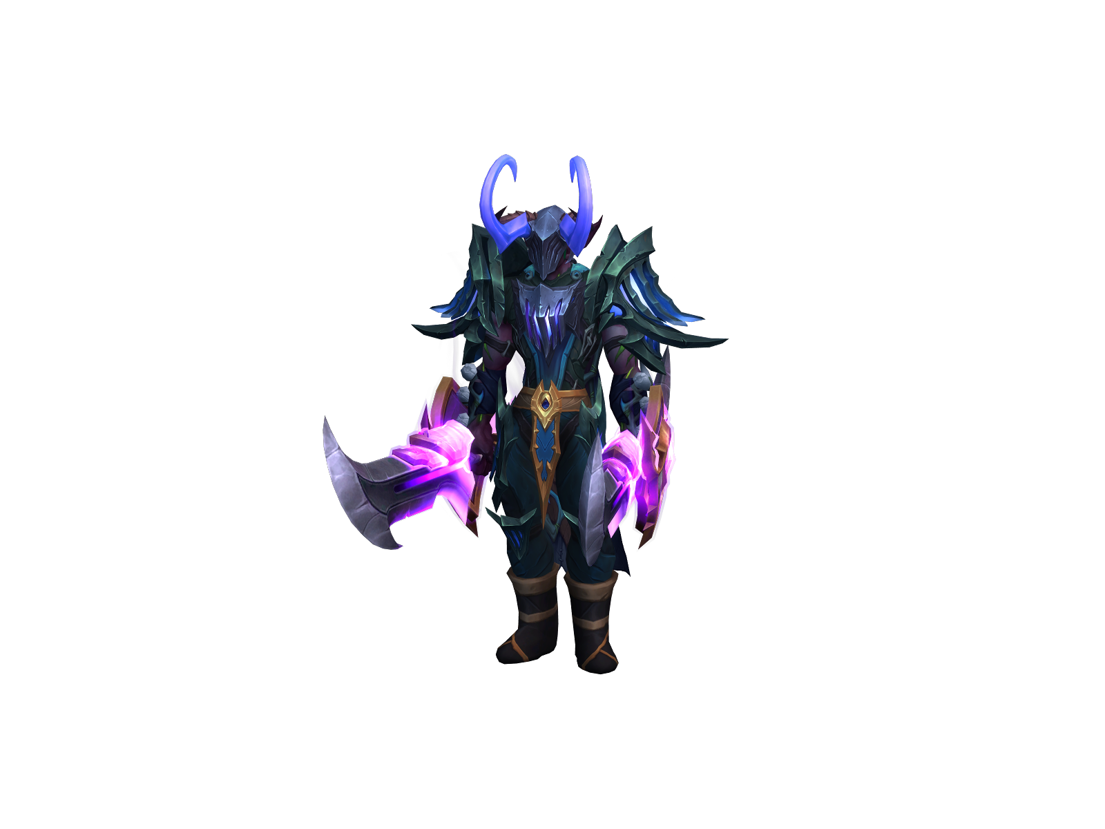 Thealucard 3D character render