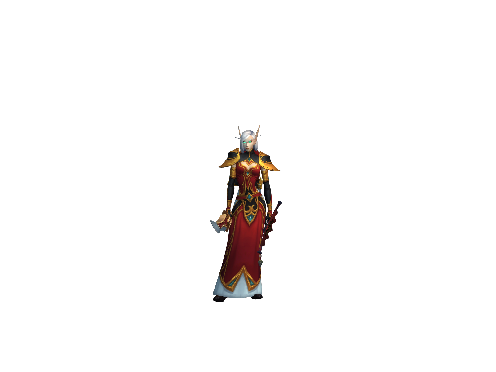 Nýlia 3D character render