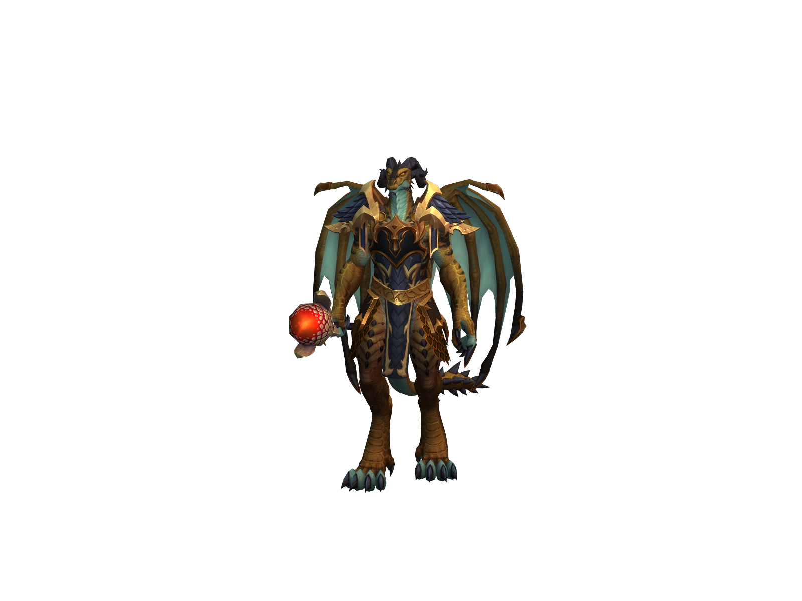 Eceros 3D character render