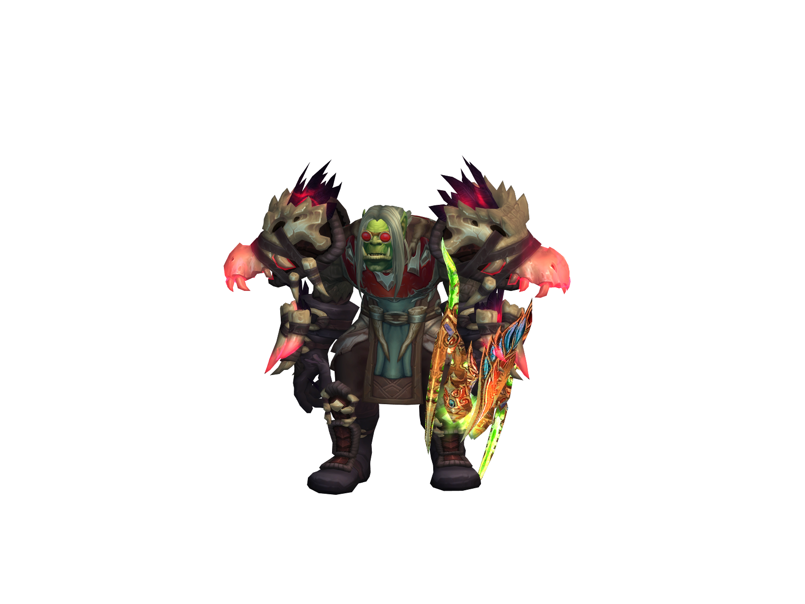 Bababca 3D character render