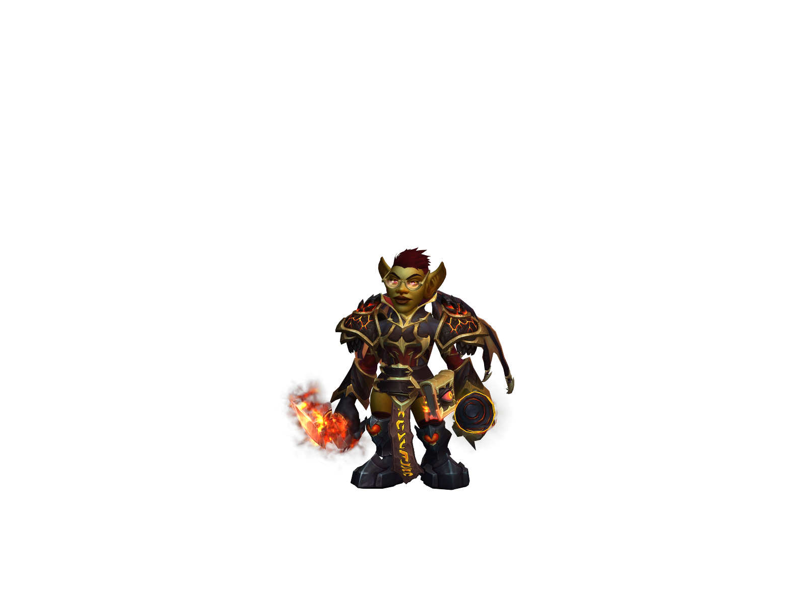 Chamusquinha 3D character render