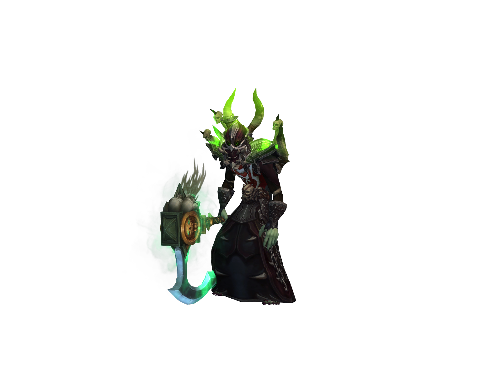 Varelock 3D character render