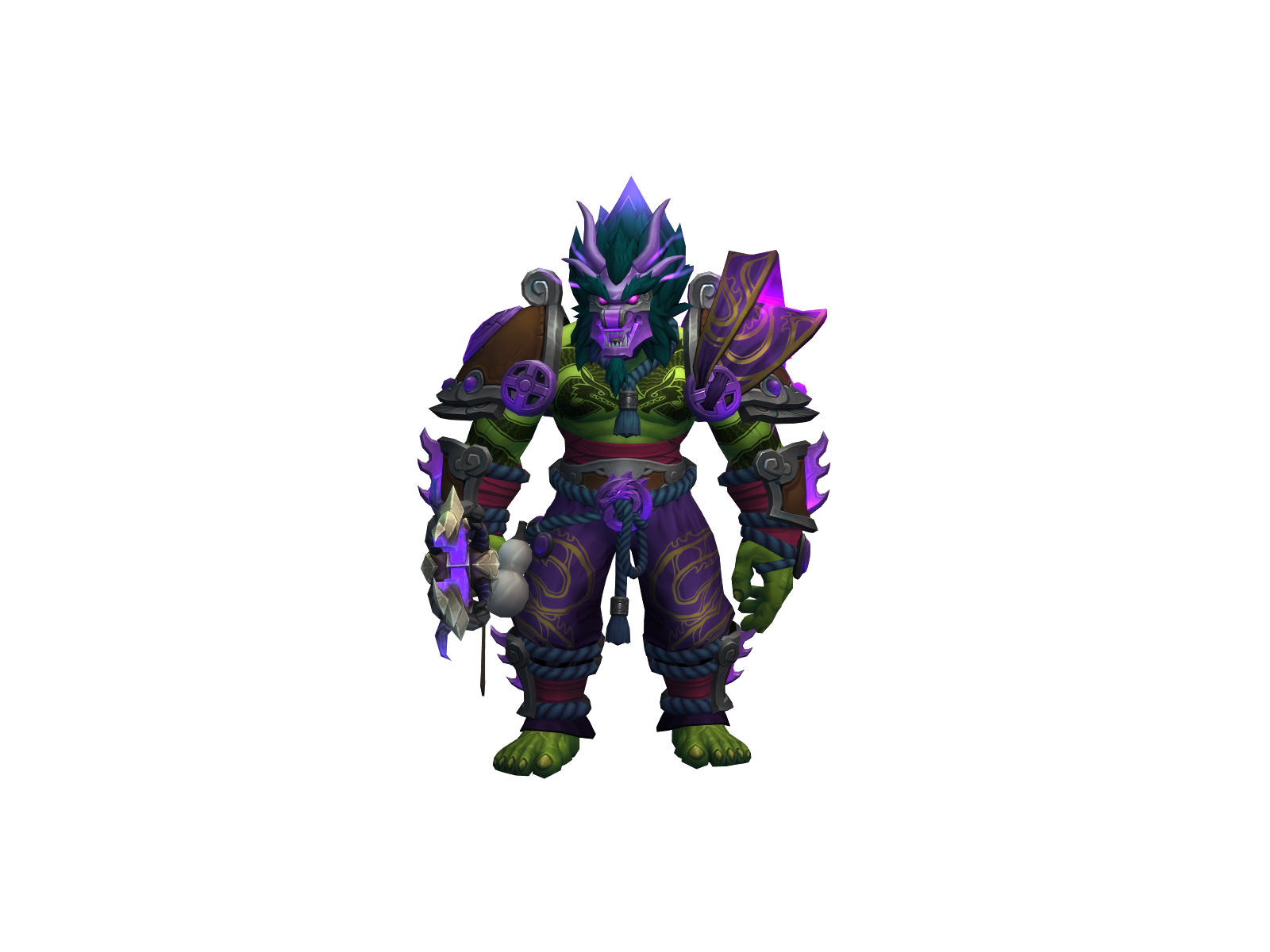 Monkdonald 3D character render