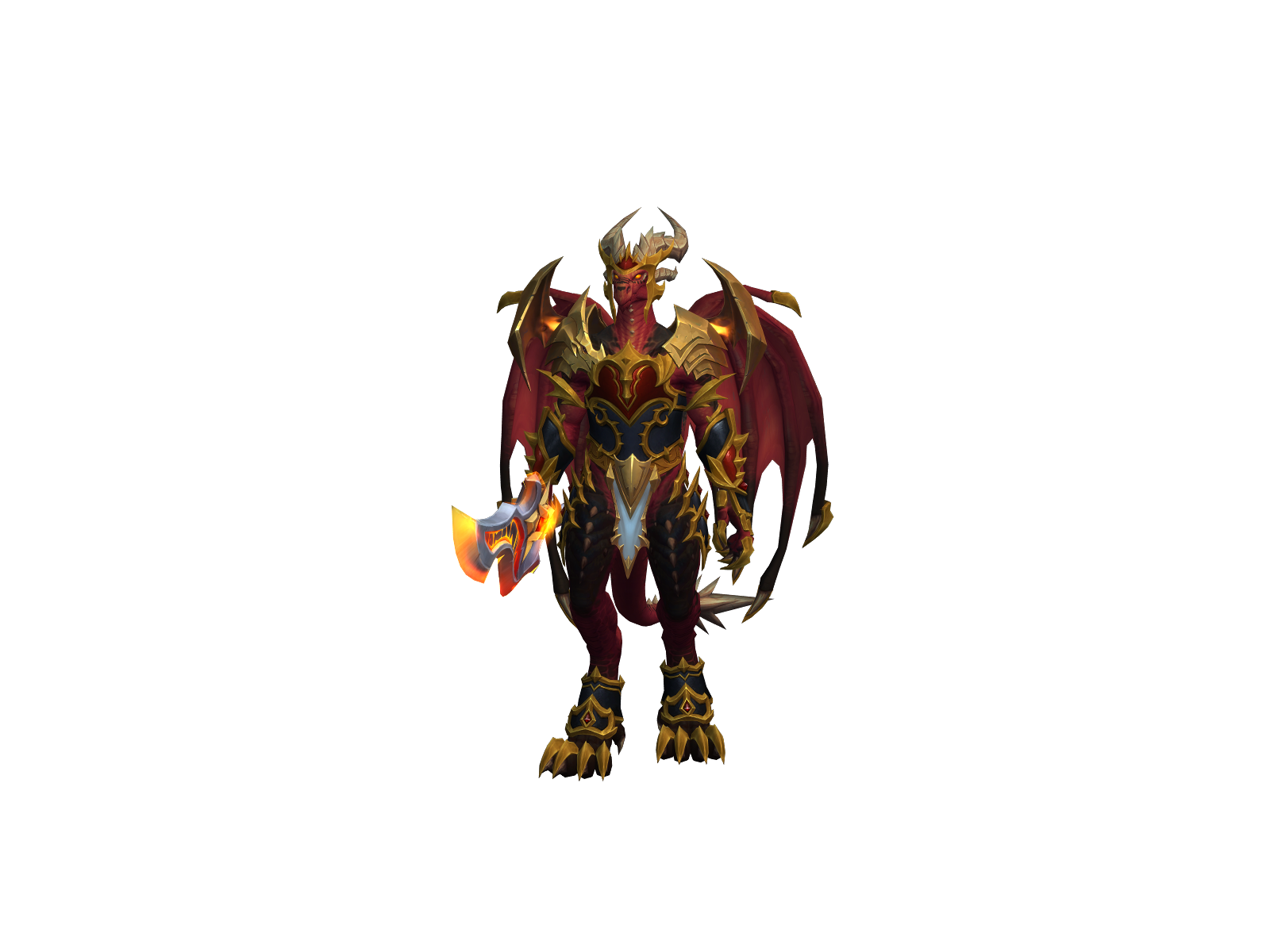Deathwwing 3D character render