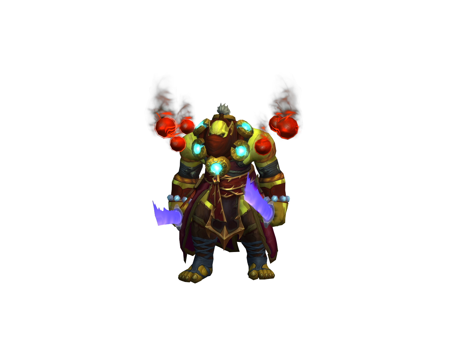 Jucamonge 3D character render