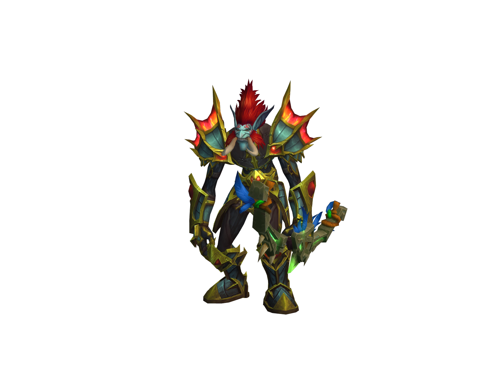 Gorjin 3D character render