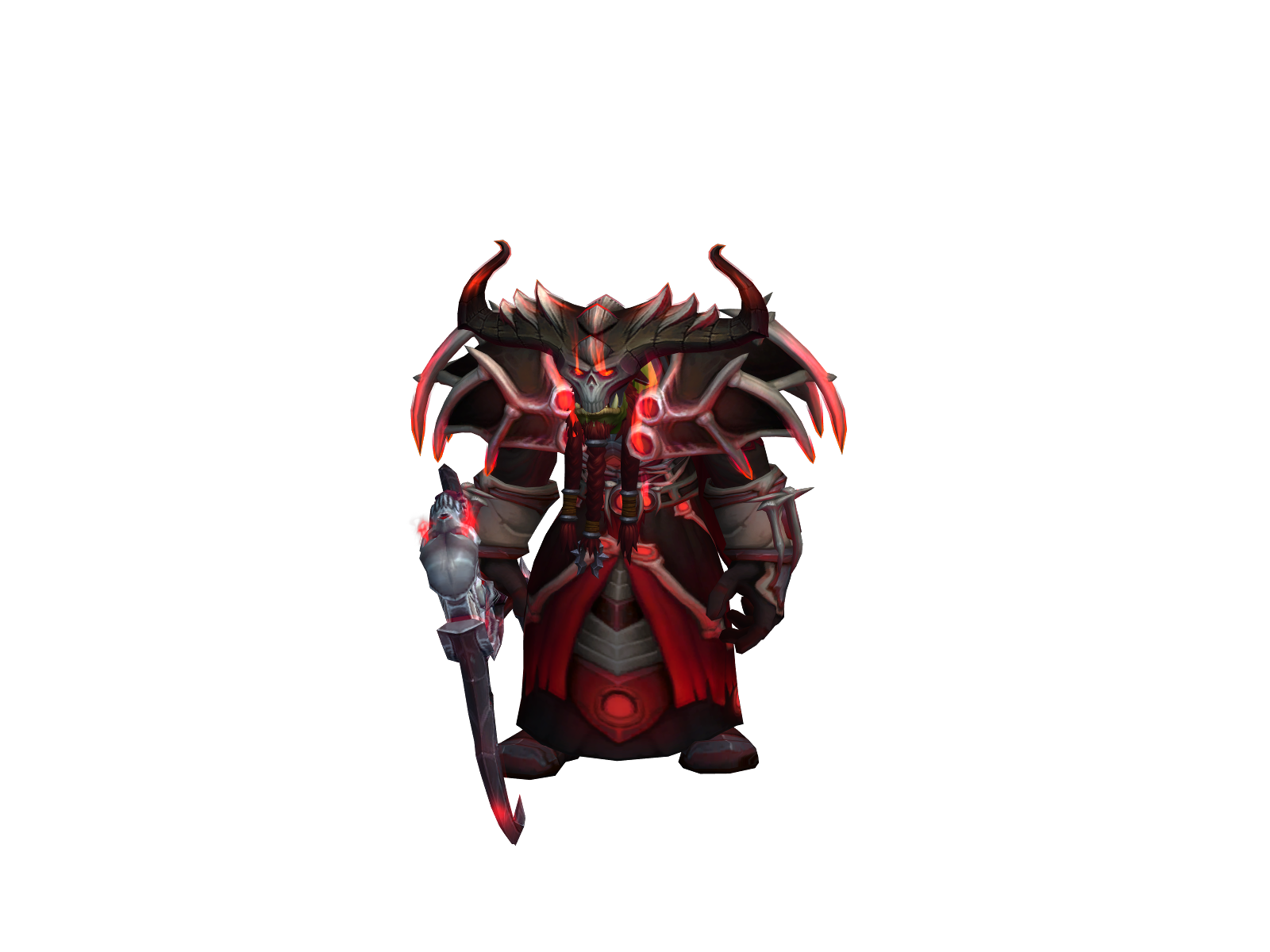 Mucholock 3D character render