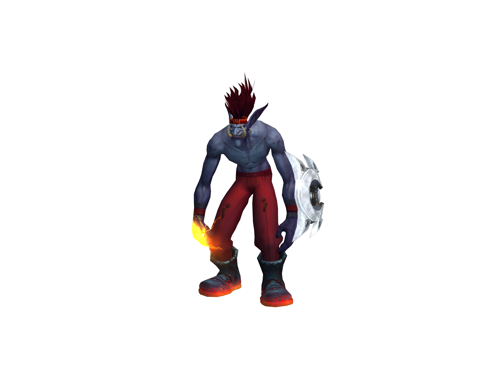 Dadauera 3D character render