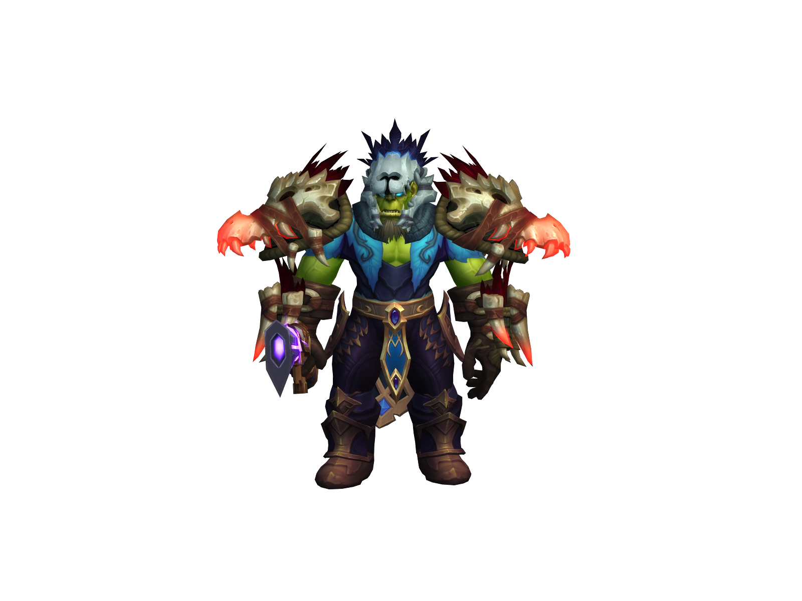 Caveirä 3D character render