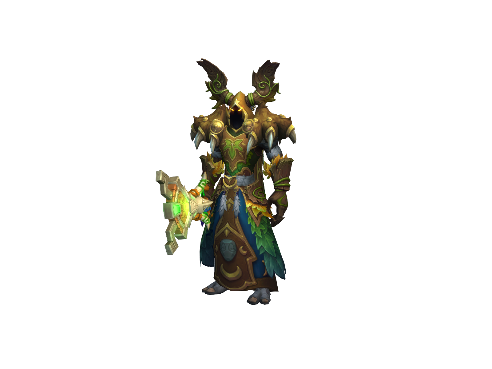 Setepresas 3D character render
