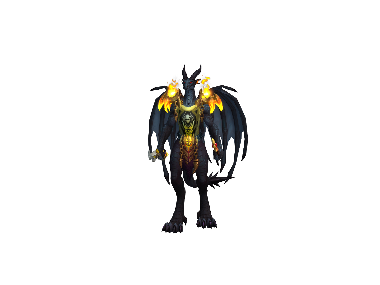Akiiradrake 3D character render