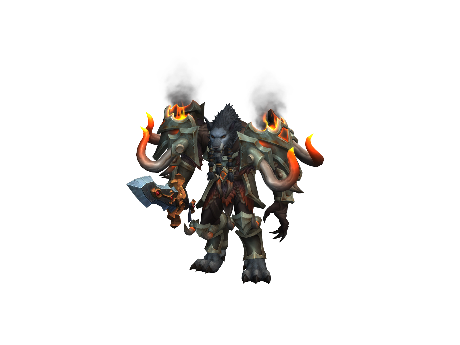 Grécius 3D character render
