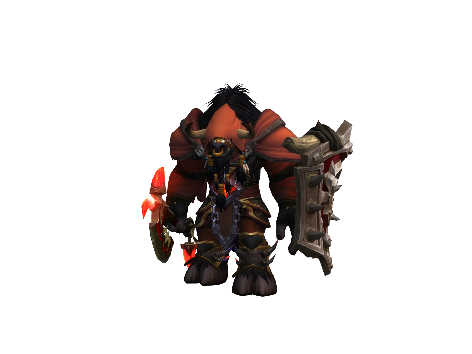 Taurão 3D character render
