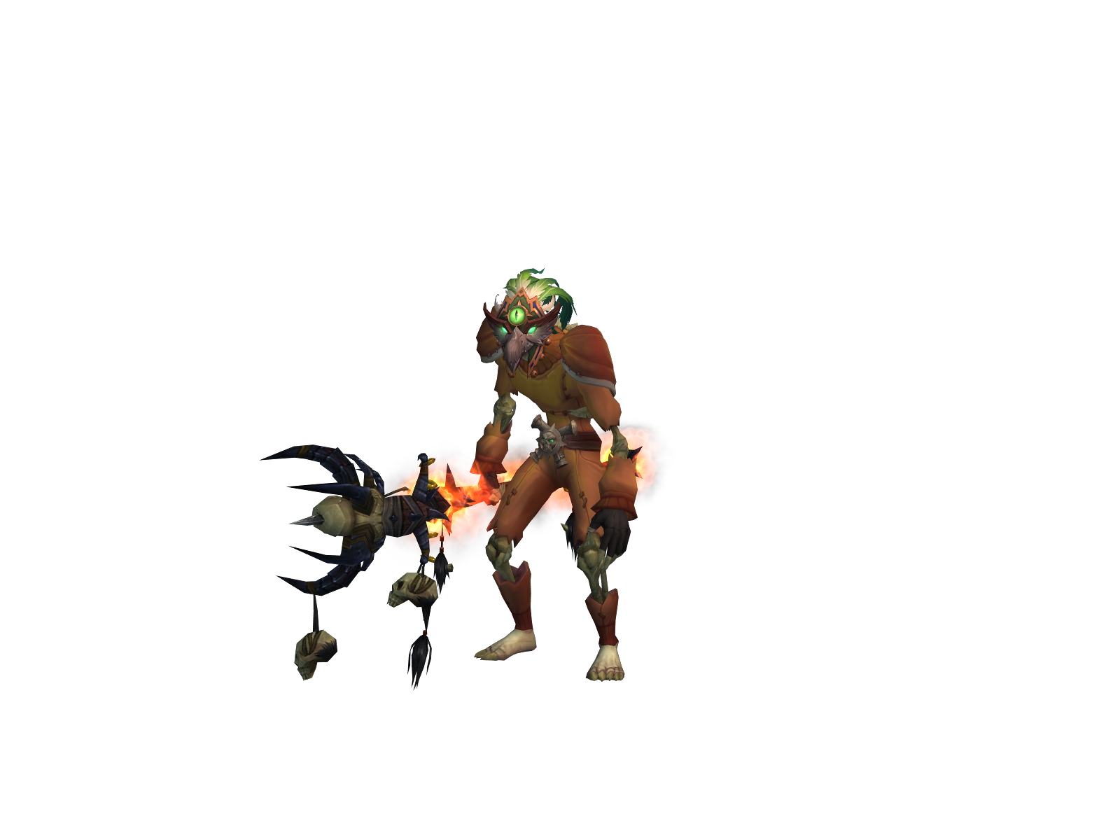 Rufioso 3D character render