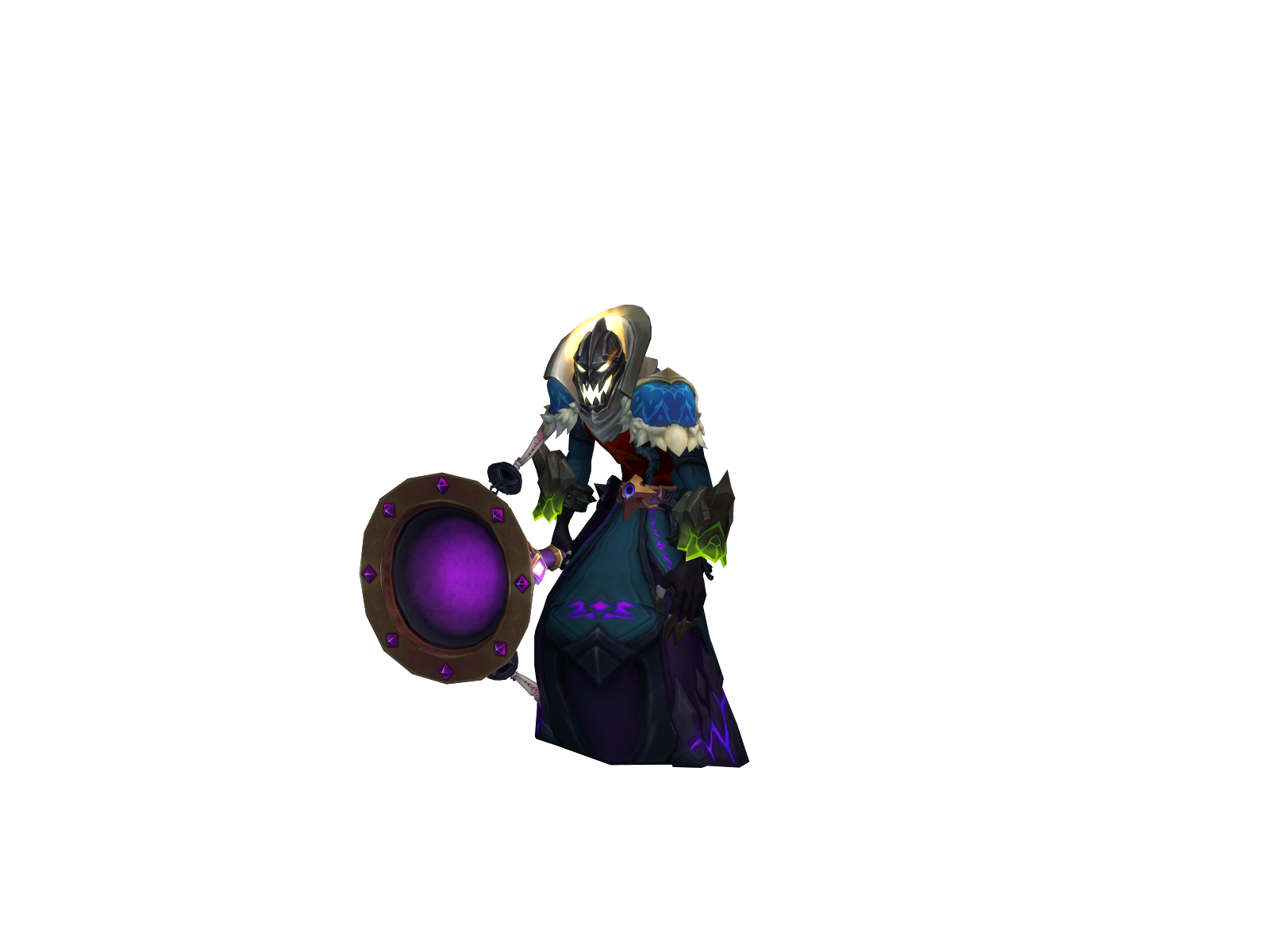 Gneury 3D character render