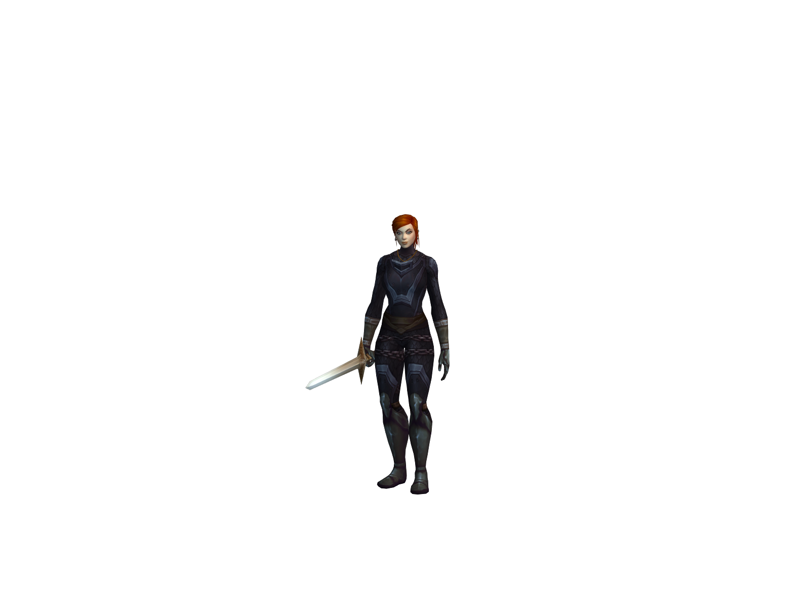 Lisalost 3D character render