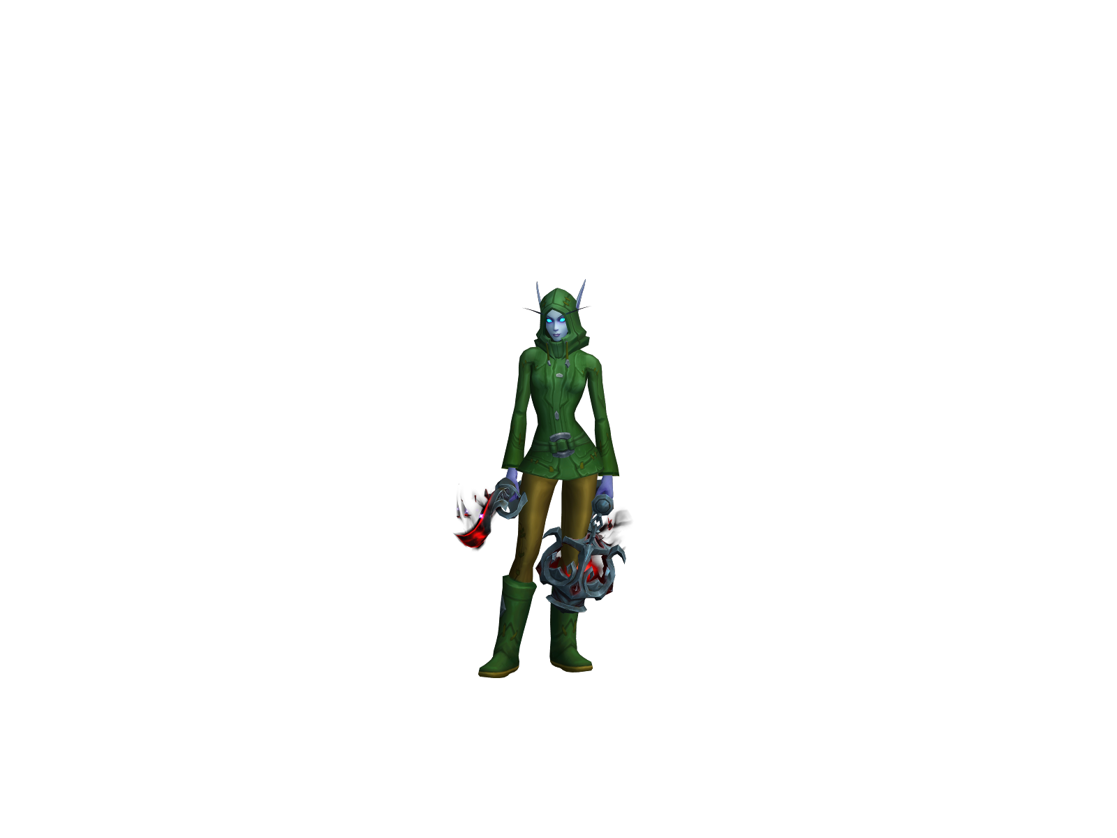 Emilyaria 3D character render