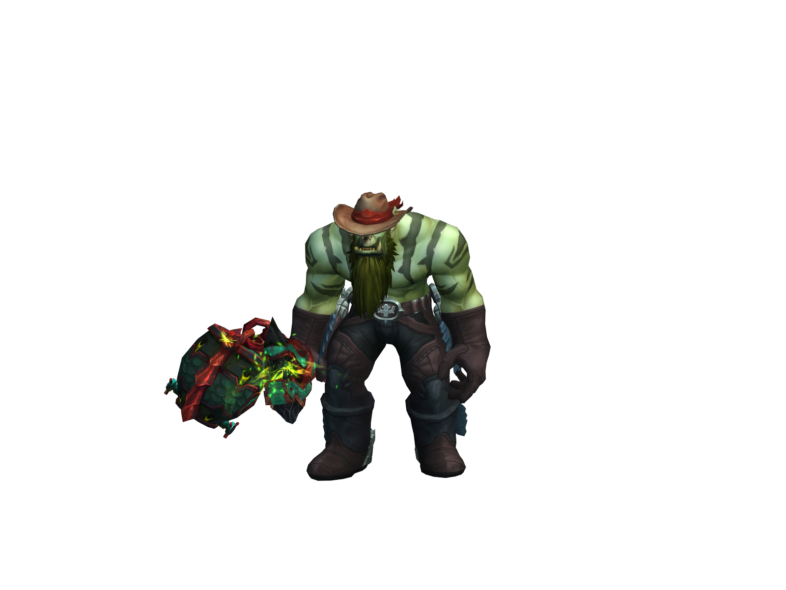 Gatortooth 3D character render