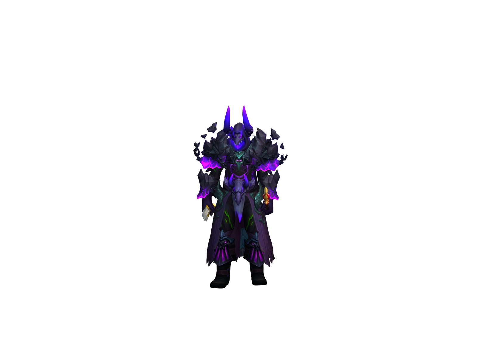 Plagué 3D character render