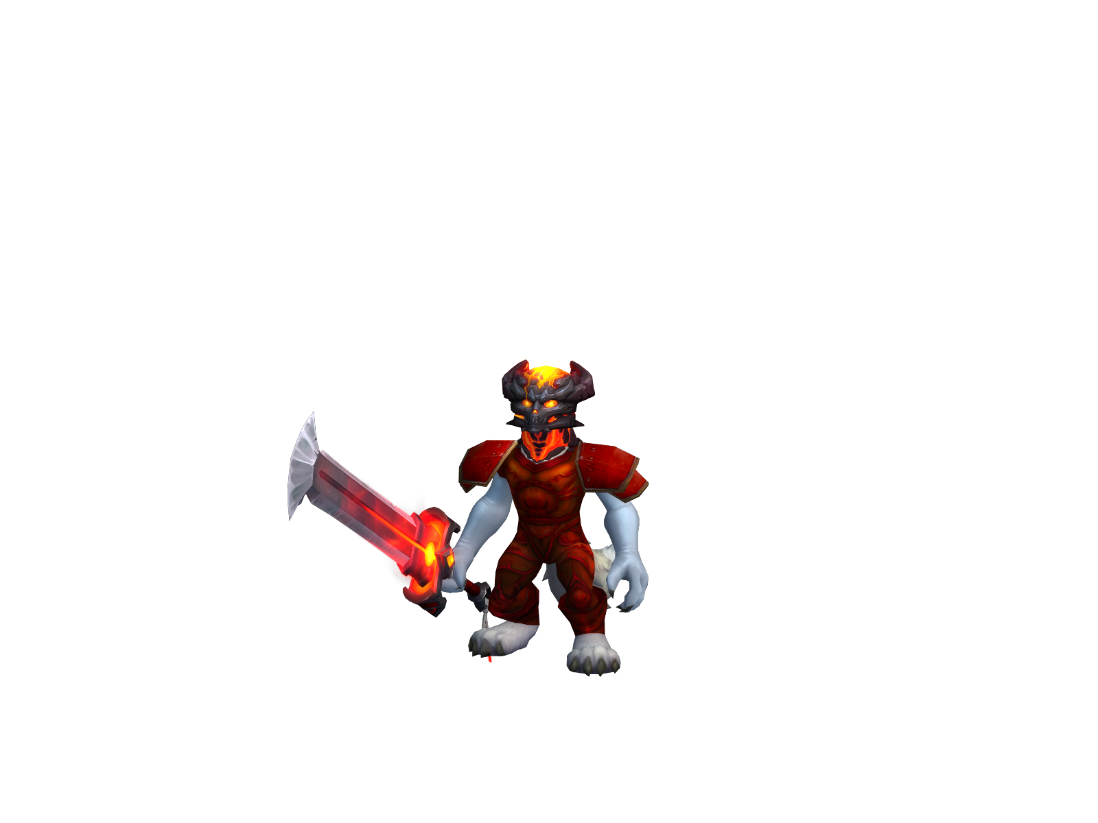 Crazy 3D character render