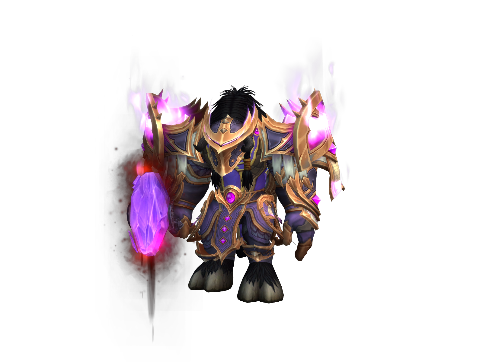 Pacadin 3D character render